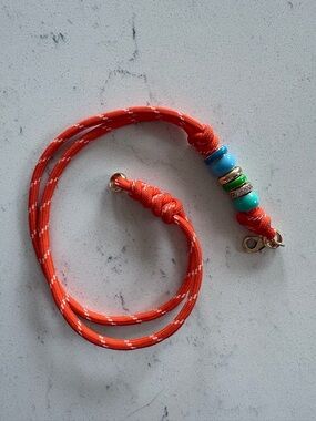 Roxanne Assoulin Orange cord necklace